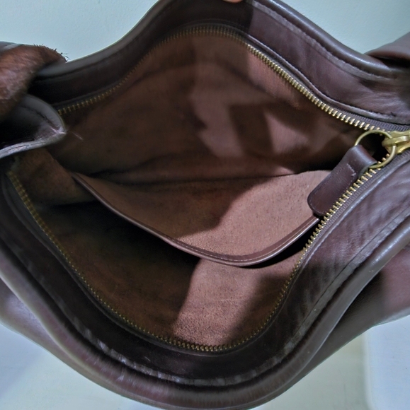 Vintage Coach Taft Crossbody / Shoulder Bag Purse # 9980 (Mahogany) - Picture 11 of 13